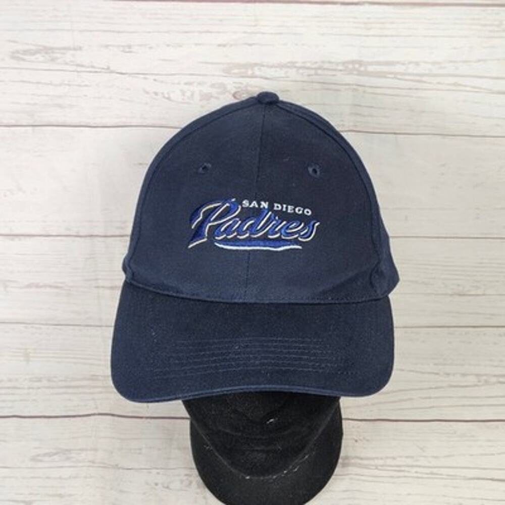San Diego Padres Hat Henry-Aaron Baseball Cap Adjustable Navy Pepsi MLB SGA